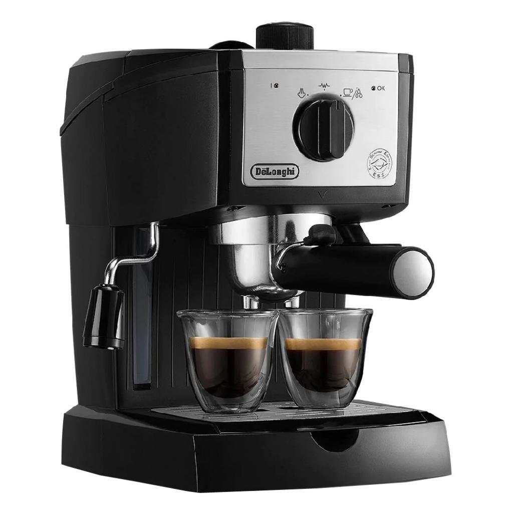 Ріжкова кавоварка еспресо DeLonghi EC 157 BLACK - зображення 3