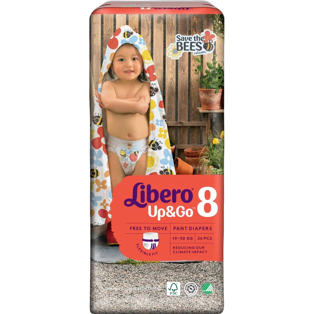 Підгузки Libero Up&Go Розмір 8 (19-30 кг) 26 шт (7322541743448) - зображення 3