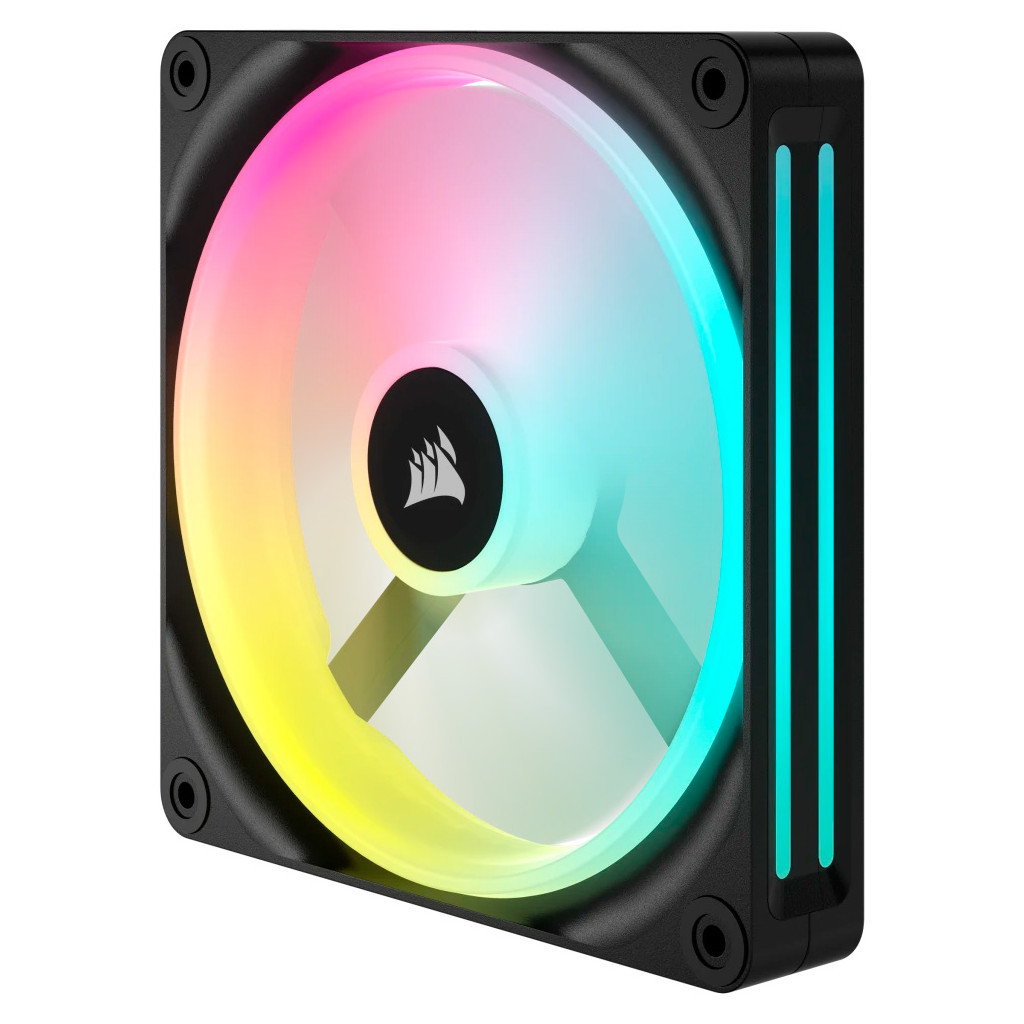 Кулер до корпусу Corsair iCUE Link QX140 RGB PWM PC Fans Starter Kit with iCUE LINK System Hub (CO-9051004-WW) - зображення 2