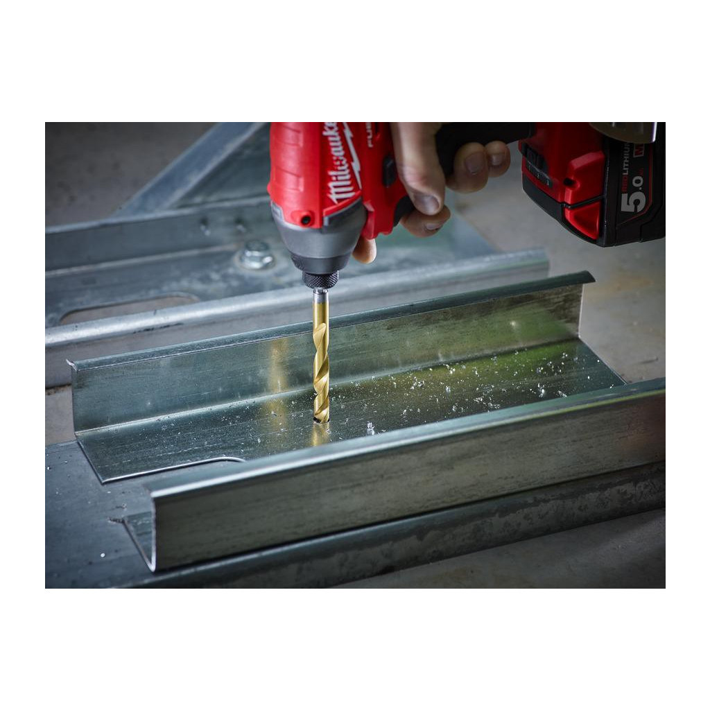 Свердло Milwaukee по металу RedHEX HSS-G TiN, 12,5мм (48894728) - зображення 4