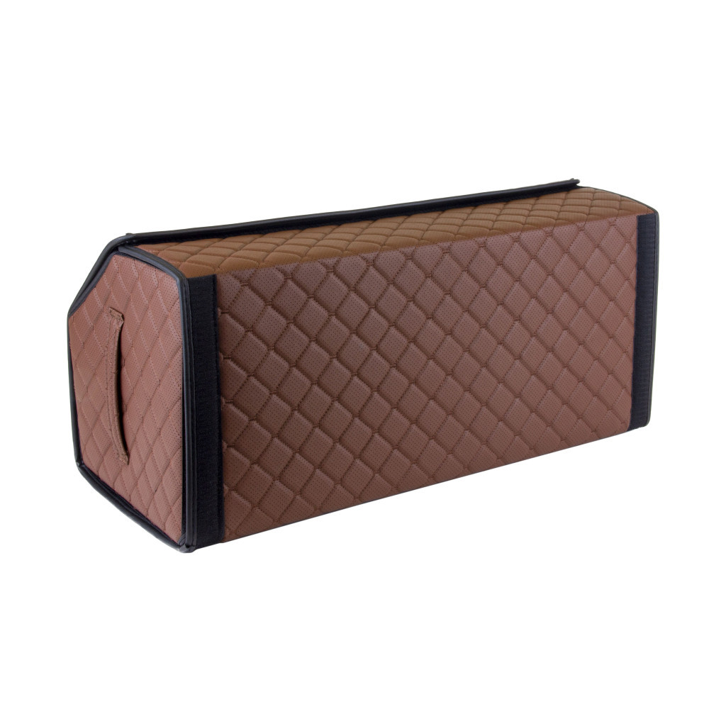 Сумка-органайзер EVAtech ECO L 30x30x65 см коричнева з коричневою ниткою (EHECELZZBB) - зображення 6