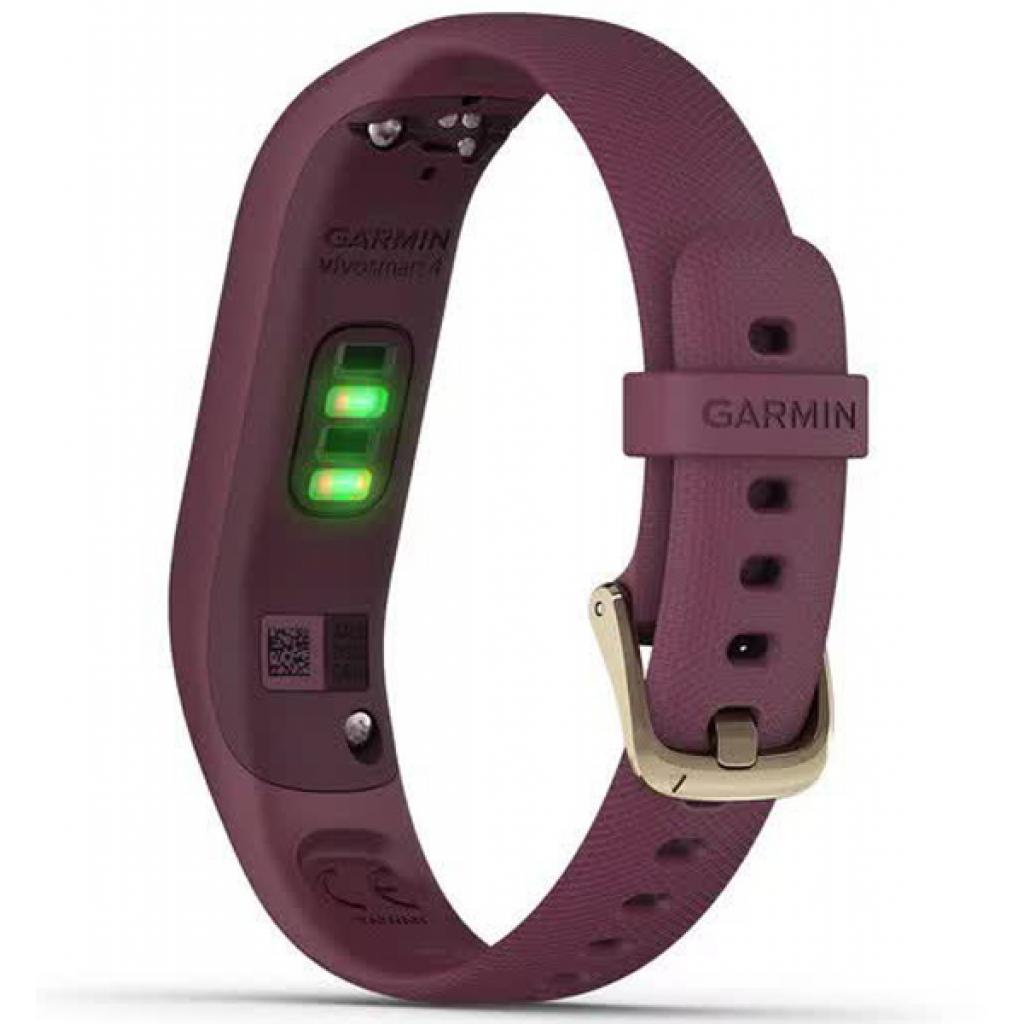 Фітнес браслет Garmin vivosmart 4, Merlot/Rose Gold, S/M (010-01995-21) - зображення 6
