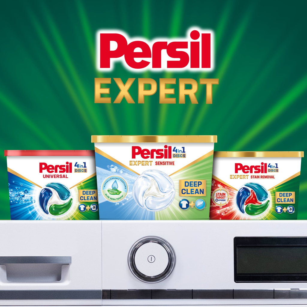 Капсули для прання Persil 4in1 Discs Expert Sensitive Deep Clean 37 шт. (9000101830941) - зображення 6