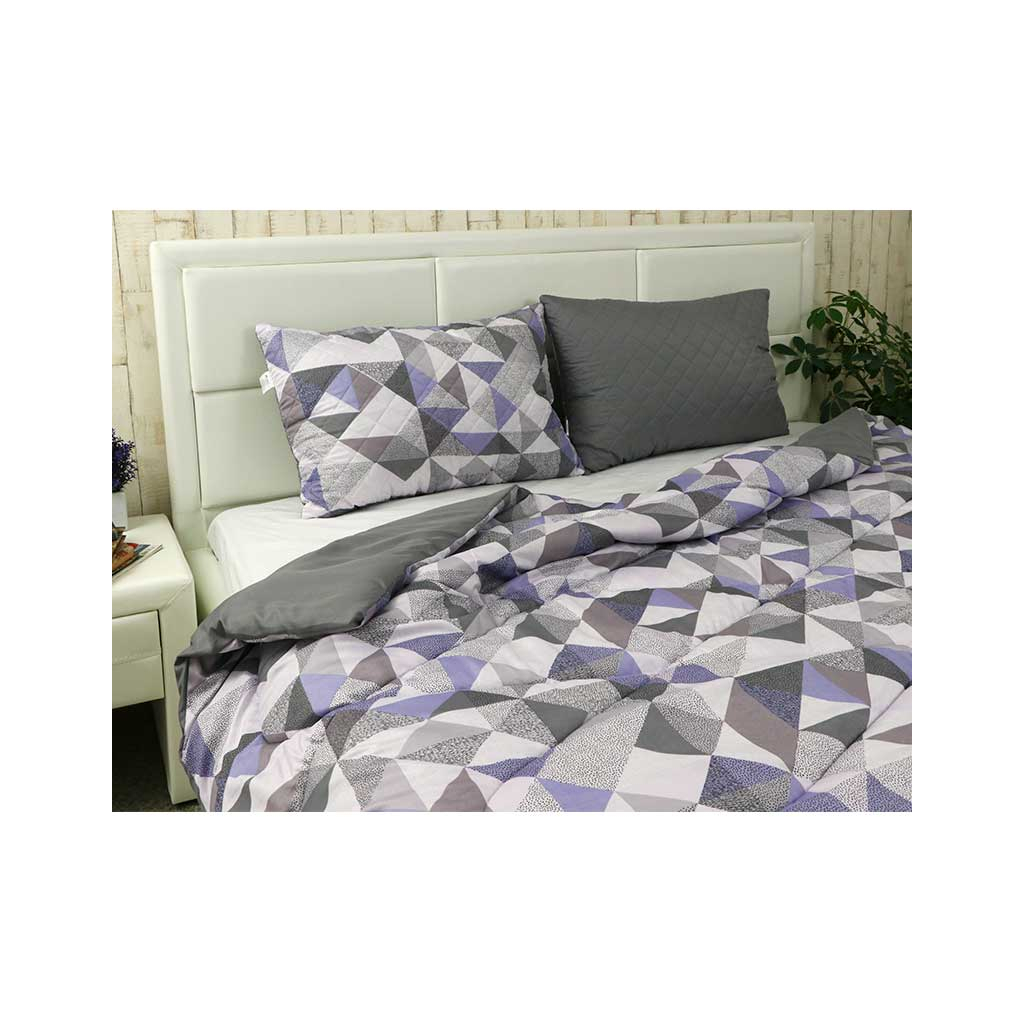 Подушка Руно Силіконова Абстракція стеганная в поліестері 50х70 см (310.53Абстракція) - зображення 3