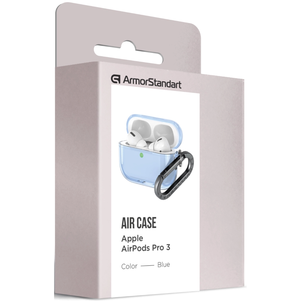 Чохол для навушників Armorstandart Air для Apple Airpods Pro 3 Blue (ARM88304) (ARM88304) - зображення 3