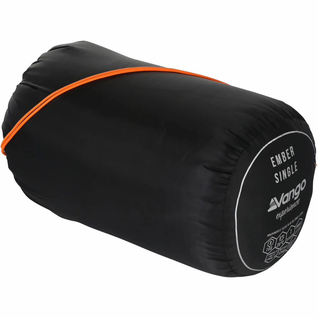 Спальний мішок Vango Ember Single +4C Black Left (929153) - зображення 3