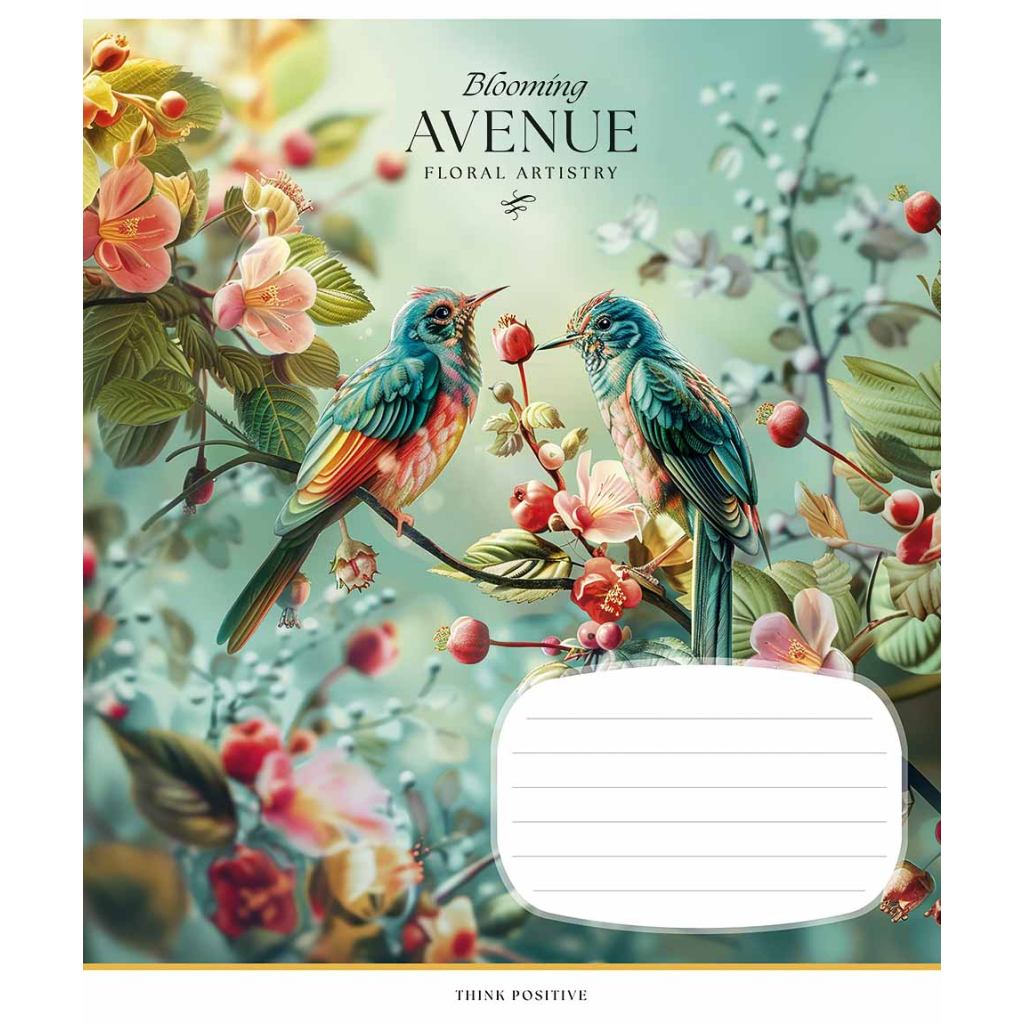 Зошит Школярик Blooming avenue 18 аркушів клітинка (018-3553K) - зображення 3