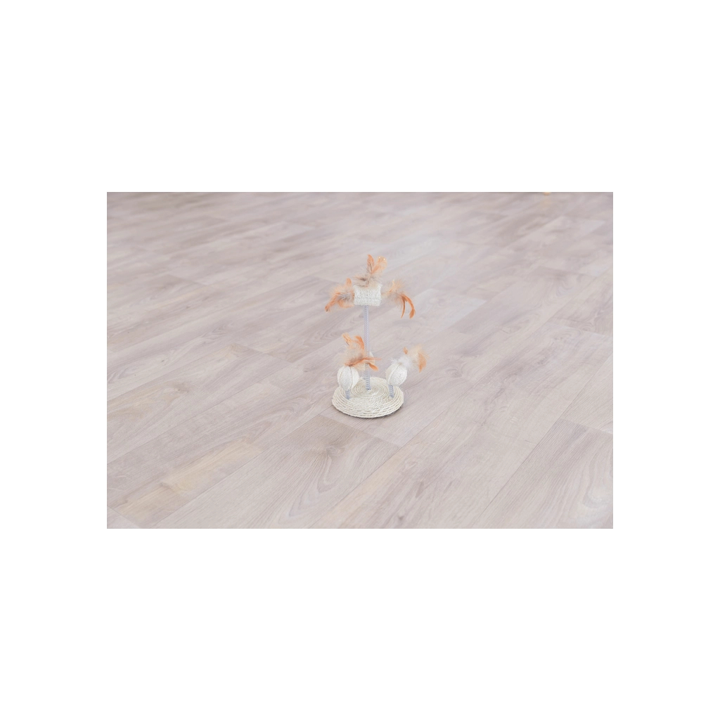 Іграшка для котів Trixie М'ячі з пір'ям на пружинах 15 x 30 см (4011905407210) - зображення 4