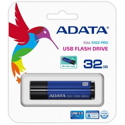 USB флеш накопичувач ADATA 32GB S102PRO Blue USB 3.1 (AS102P-32G-RBL) - зображення 6
