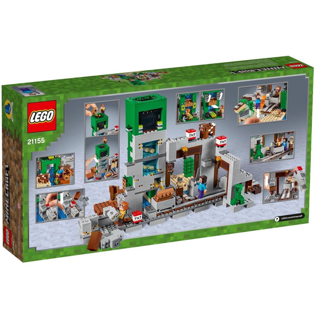 Конструктор LEGO MINECRAFT Шахта крипера 834 деталі (21155) - зображення 7
