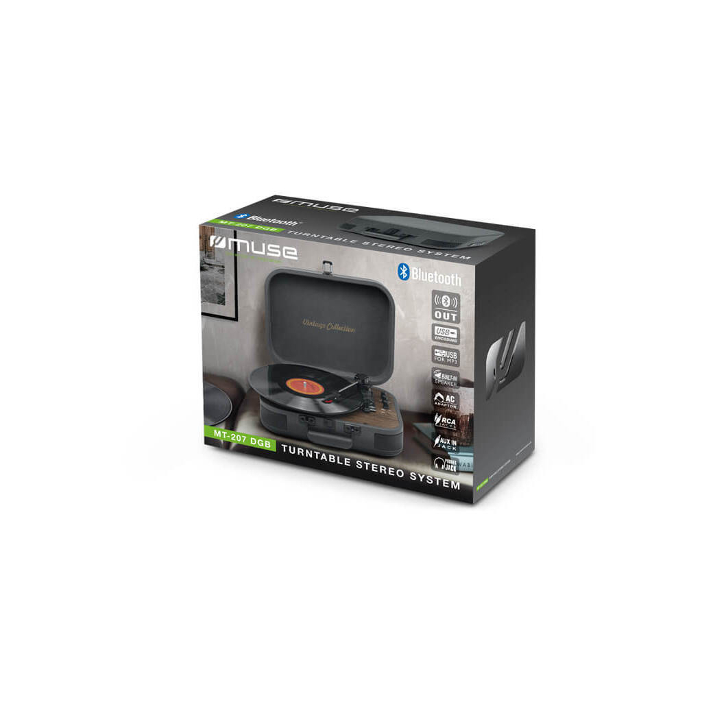 Програвач вінілу Muse MT-207 DGB - зображення 5