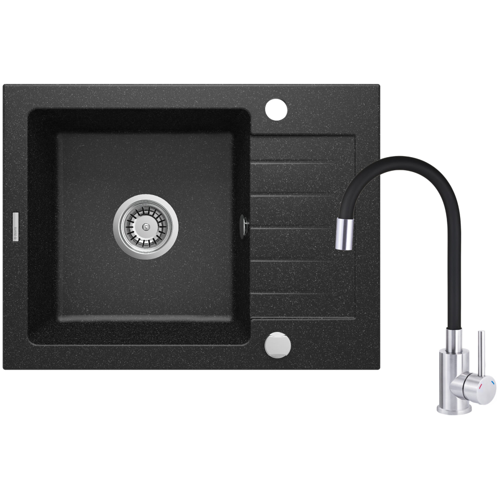 Мийка кухонна Deante Zorba ZQZ_211A + зміш. BOC_X72M (ZQZC211A) - зображення 1