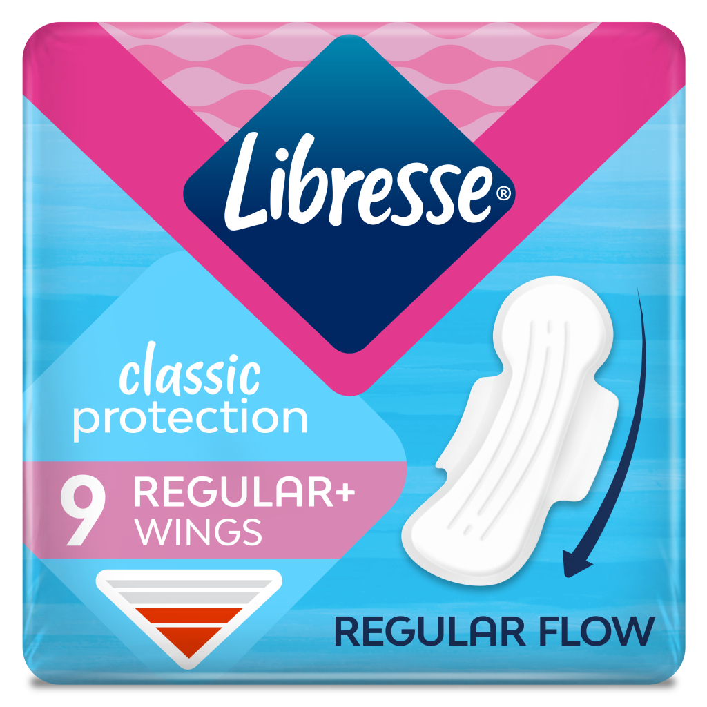 Гігієнічні прокладки Libresse Classic Protection Regular 9 шт. (7322541233390) - зображення 1