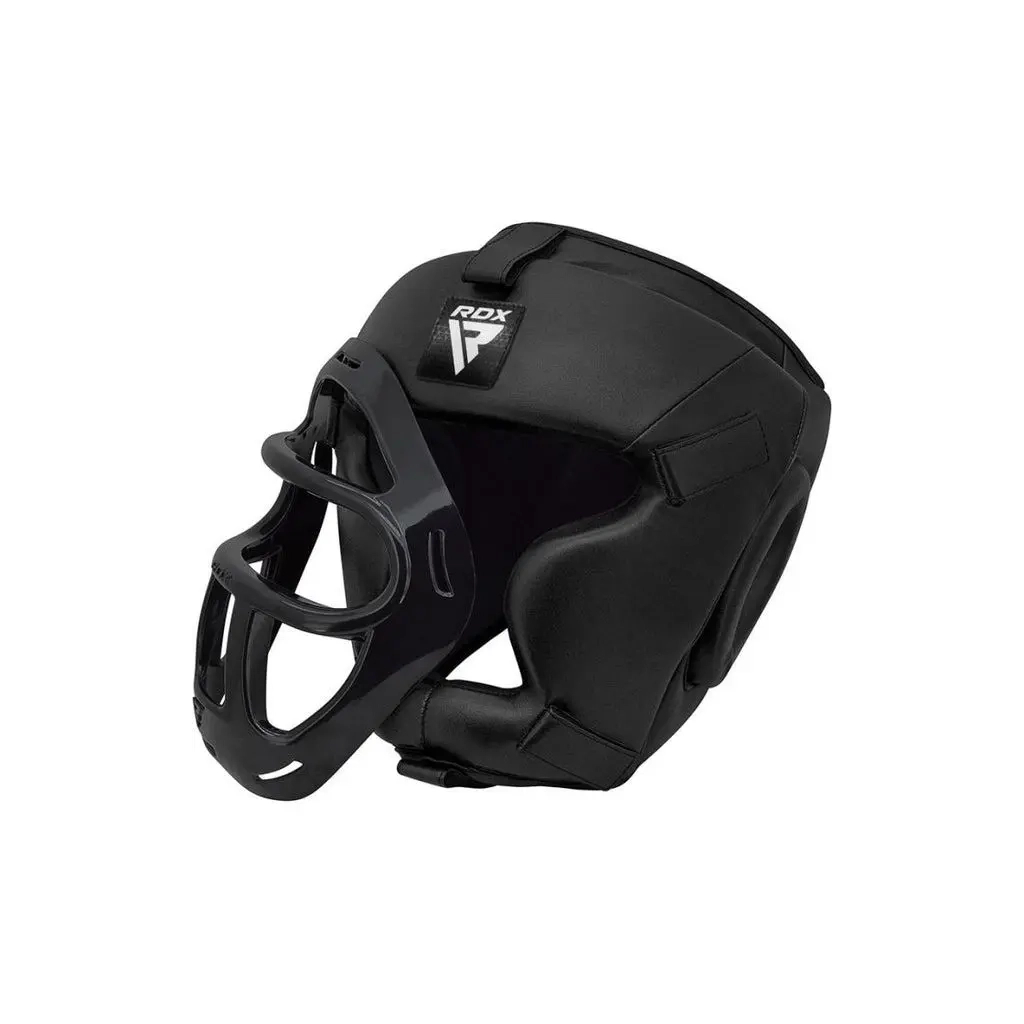 Боксерський шолом RDX T1 Grill Full Black L (HGR-T1FB-L) - зображення 4