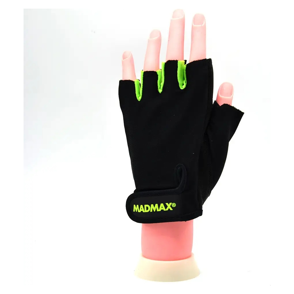 Рукавички для фітнесу MadMax MFG-251 Rainbow Green M (MFG-251- Green_M) - зображення 5