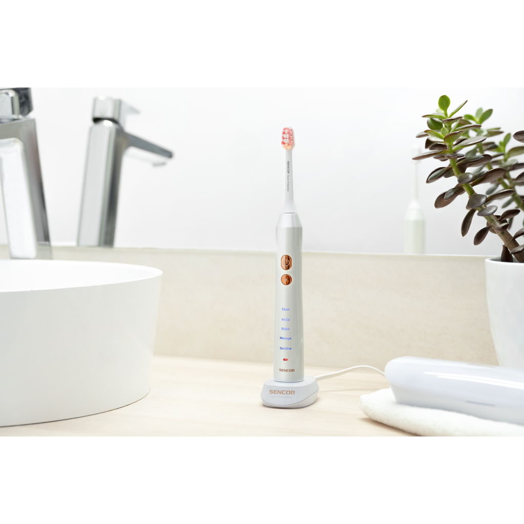 Електрична зубна щітка Sencor SOC 3313PW (SOC3313PW) - зображення 9