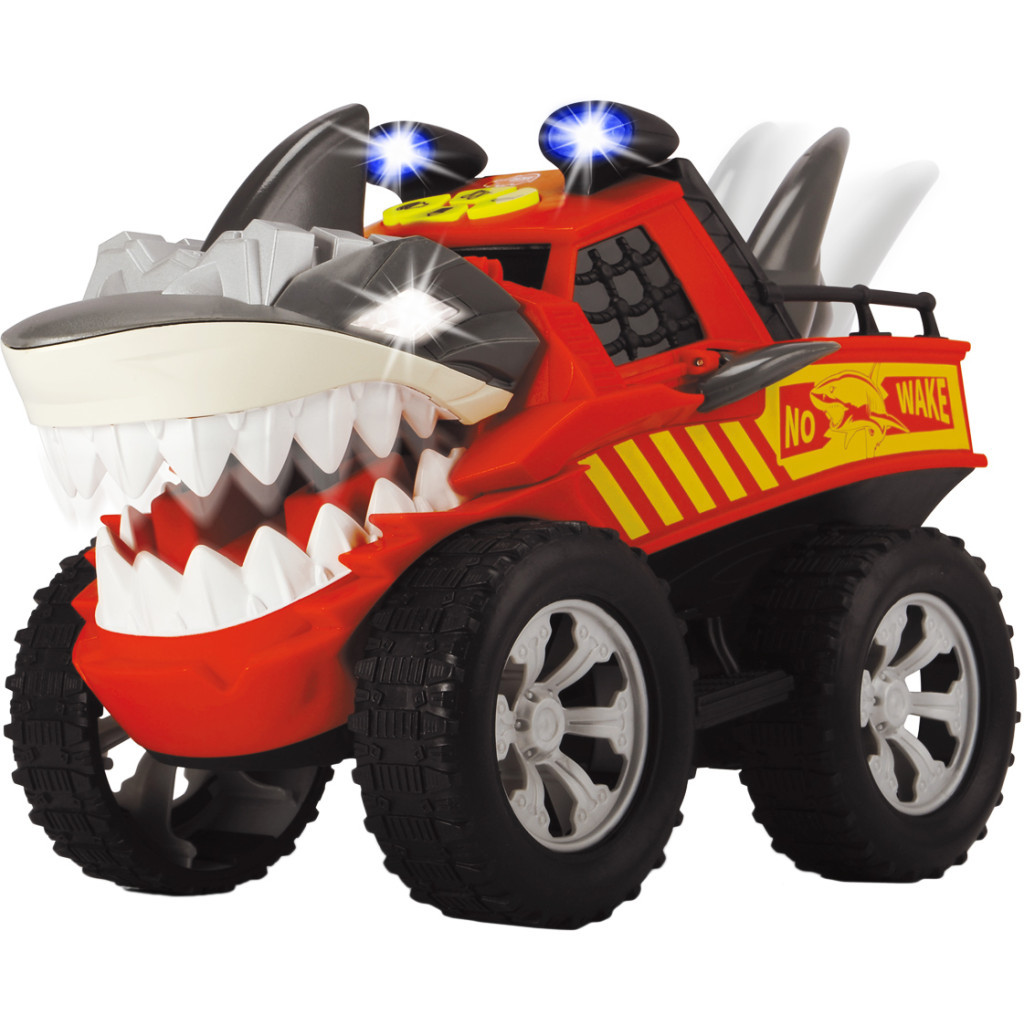 Спецтехніка Dickie Toys Скажена акула з музичним, звук. та світл. ефектами, 30 см (3765005) - зображення 1