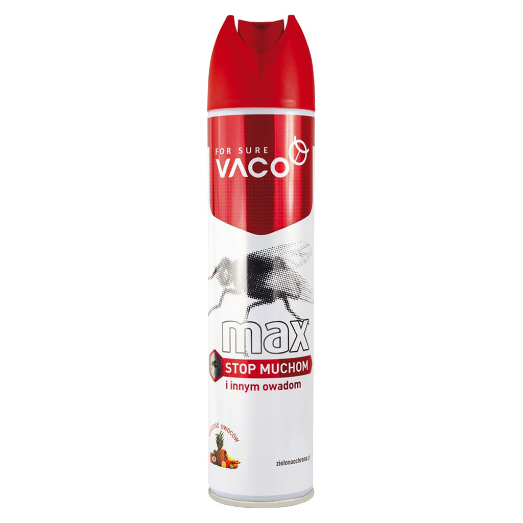 Аерозоль від комах Vaco Max від мух та інших комах 300 мл (5901821958226) - зображення 1