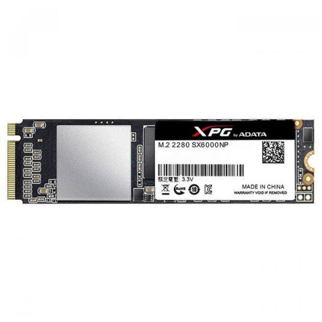 Накопичувач SSD M.2 2280 256GB ADATA (ASX6000NP-256GT-C) - зображення 1