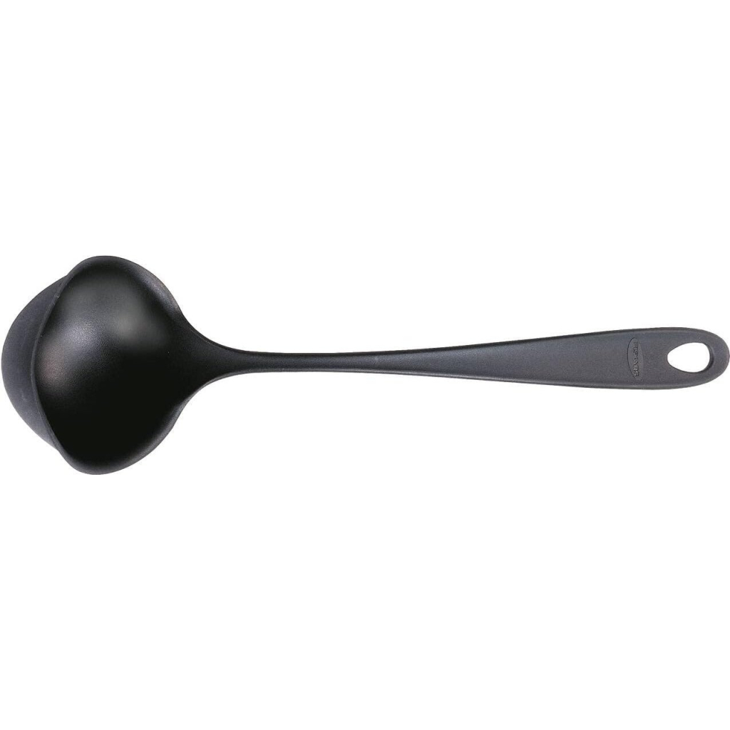 Ополоник Fiskars Essential, 28см, пластик, чорний (1065594) - зображення 1