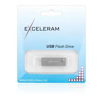 USB флеш накопичувач eXceleram 16GB U1 Series Silver USB 2.0 (EXP2U2U1S16) - зображення 6