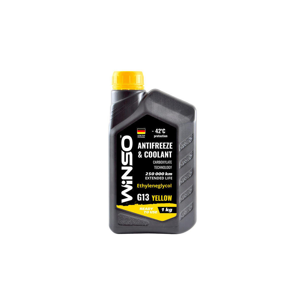 Антифриз WINSO WINSO YELLOW G13 yellow 1kg (880940) - зображення 1