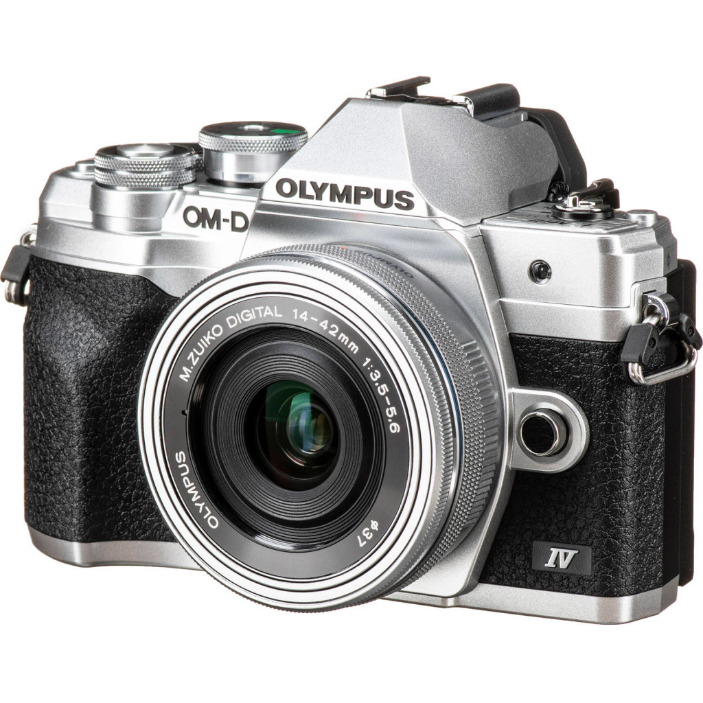 Цифровий фотоапарат Olympus E-M10 mark IV Pancake Zoom 14-42 mm Kit silver (V207132SE000) - зображення 1
