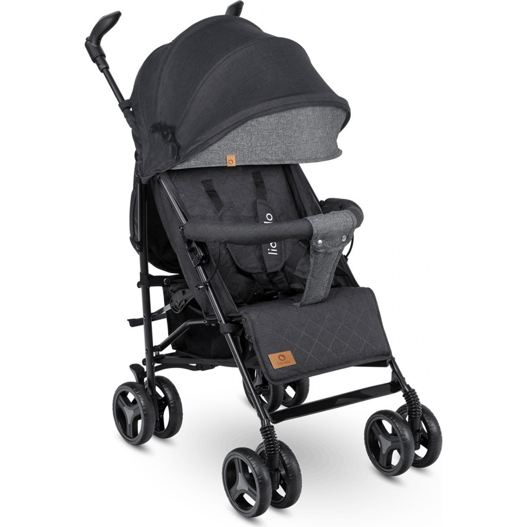 Коляска Lionelo Irma Black/Dark Grey (LO-IRMA BLACK) - зображення 3