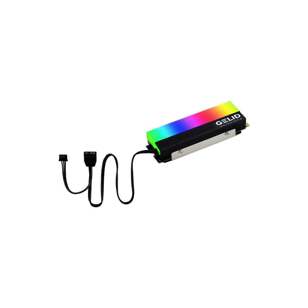 Радіатор охолодження Gelid Solutions GLINT ARGB M.2 2280 SSD (M2-RGB-01) - изображение 4