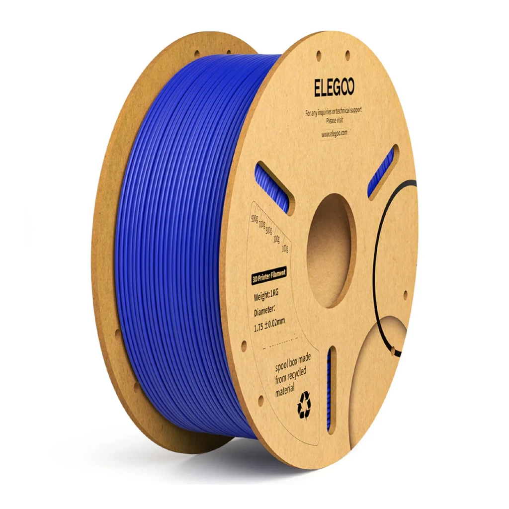Пластик для 3D-принтера ELEGOO PLA Plus 1кг, 1.75мм, blue dark (50.203.0072) - зображення 1