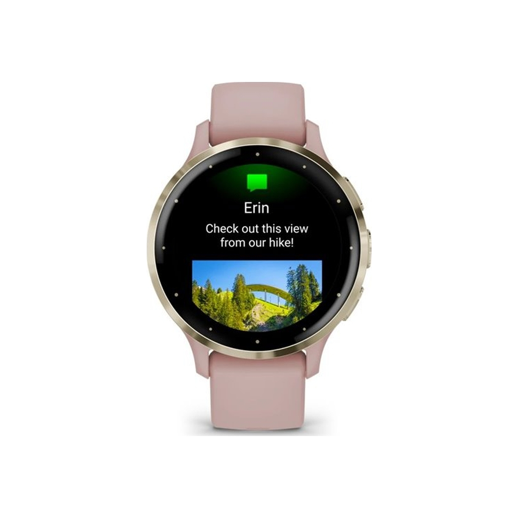 Смарт-годинник Garmin Venu 3S, Dust Rose + Soft Gold, GPS (010-02785-03) - зображення 7