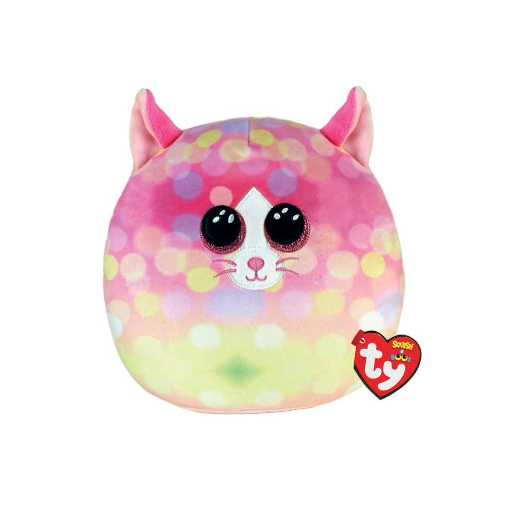 М'яка іграшка Ty SQUISH-A-BOOS Рожеве кошеня CAT 40 см (39336) - зображення 1
