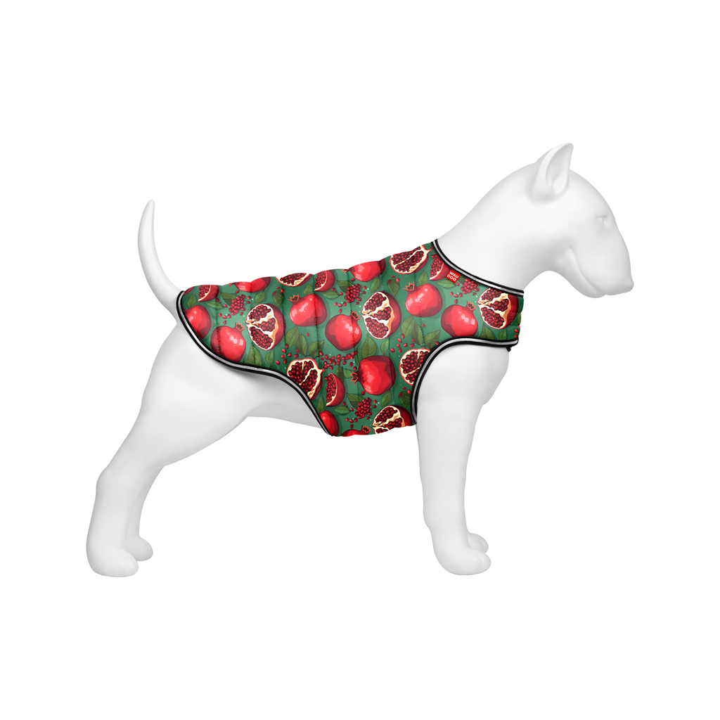 Курточка для тварин WAUDOG Clothes Накидка Гранати M (504-4052) - зображення 1