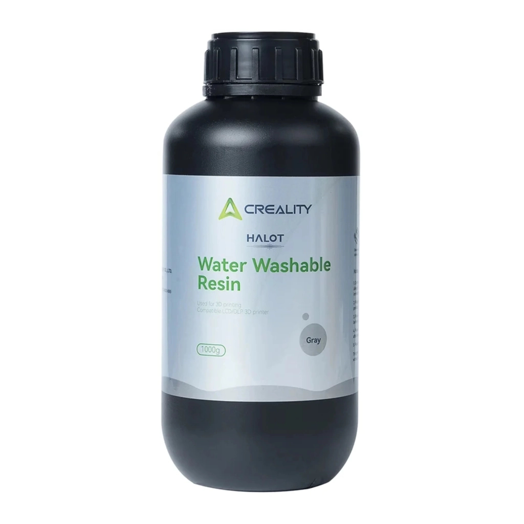 Фотополімерна смола Creality Resin, HALOT, Water Washable 1кг, gray (3302010052) - зображення 1