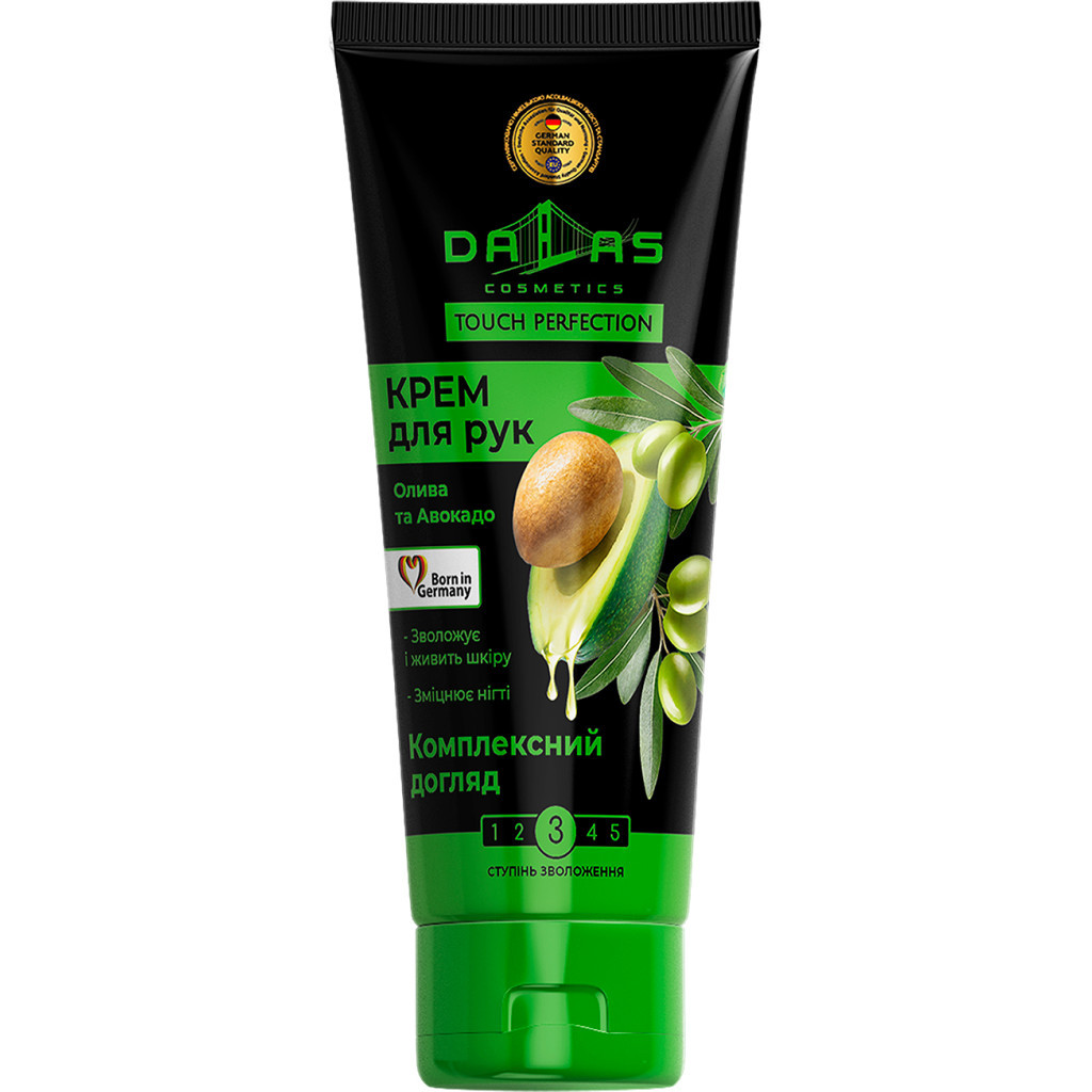 Крем для рук Dalas Cosmetics Олива та авокадо 75 мл (4260637729972) - зображення 1