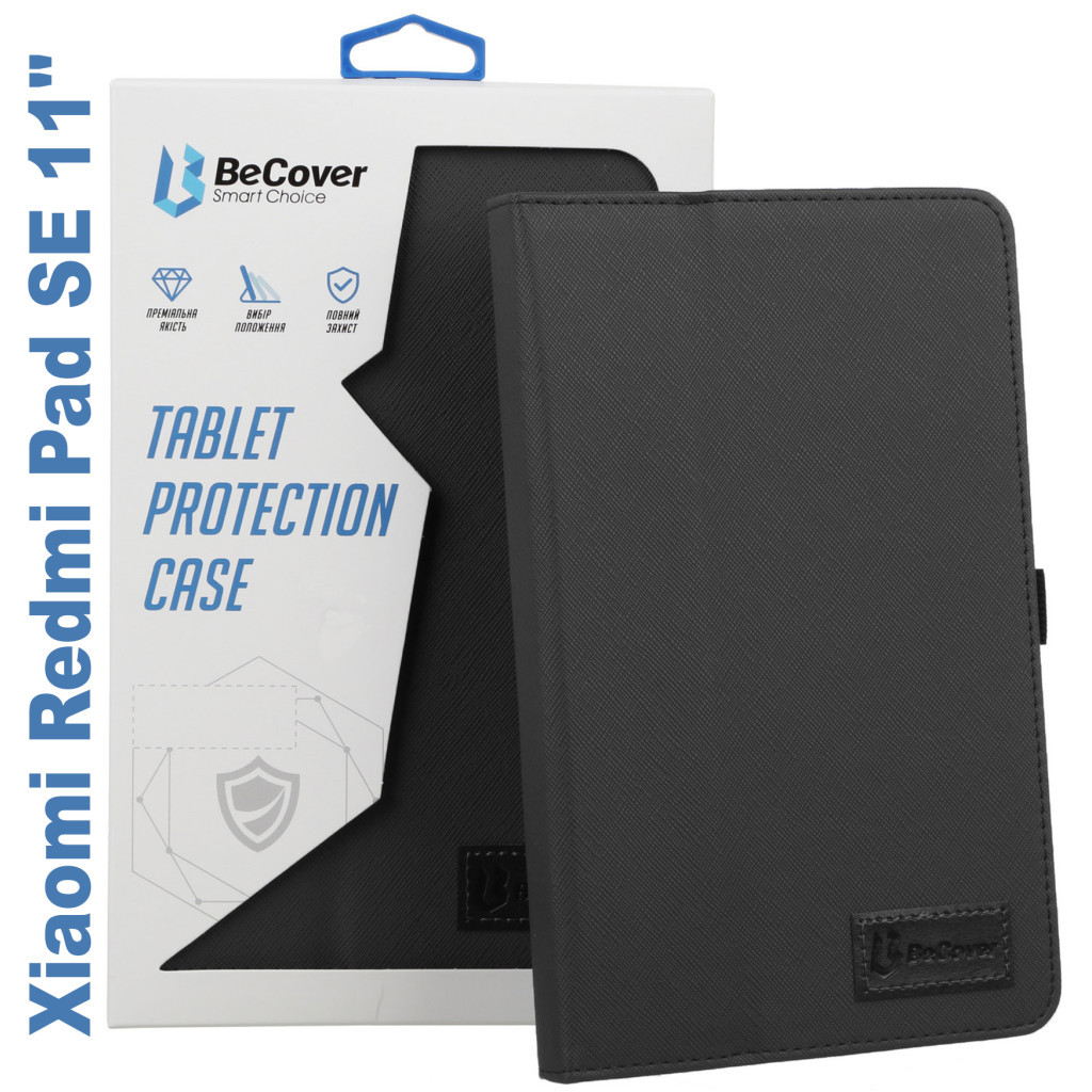 Чохол до планшета BeCover Slimbook Xiaomi Redmi Pad SE 11" Black (710116) - зображення 1
