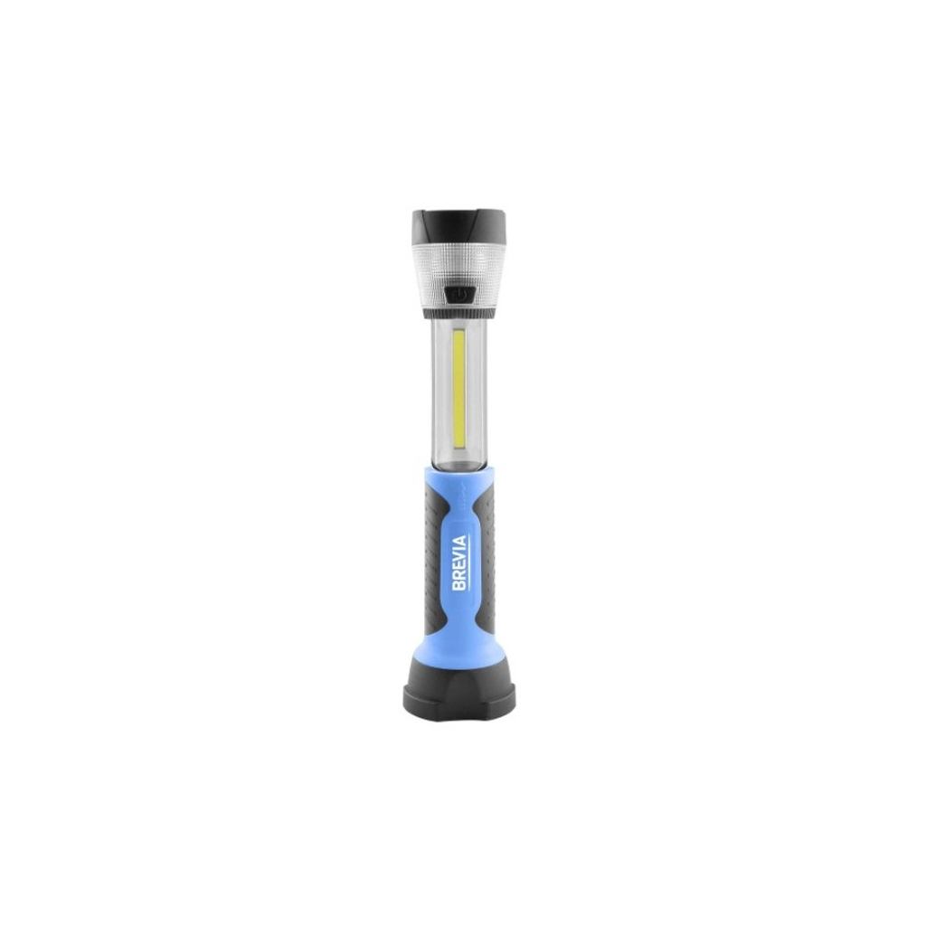 Ліхтар Brevia LED 3W COB+1W LED+8LED кемпінг, 300lm, 2000mAh, адаптер AC 2 (11330) - зображення 1