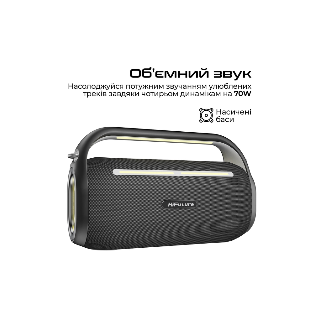 Акустична система HiFuture Musicbox 100 Black (musicbox100.black) - зображення 2