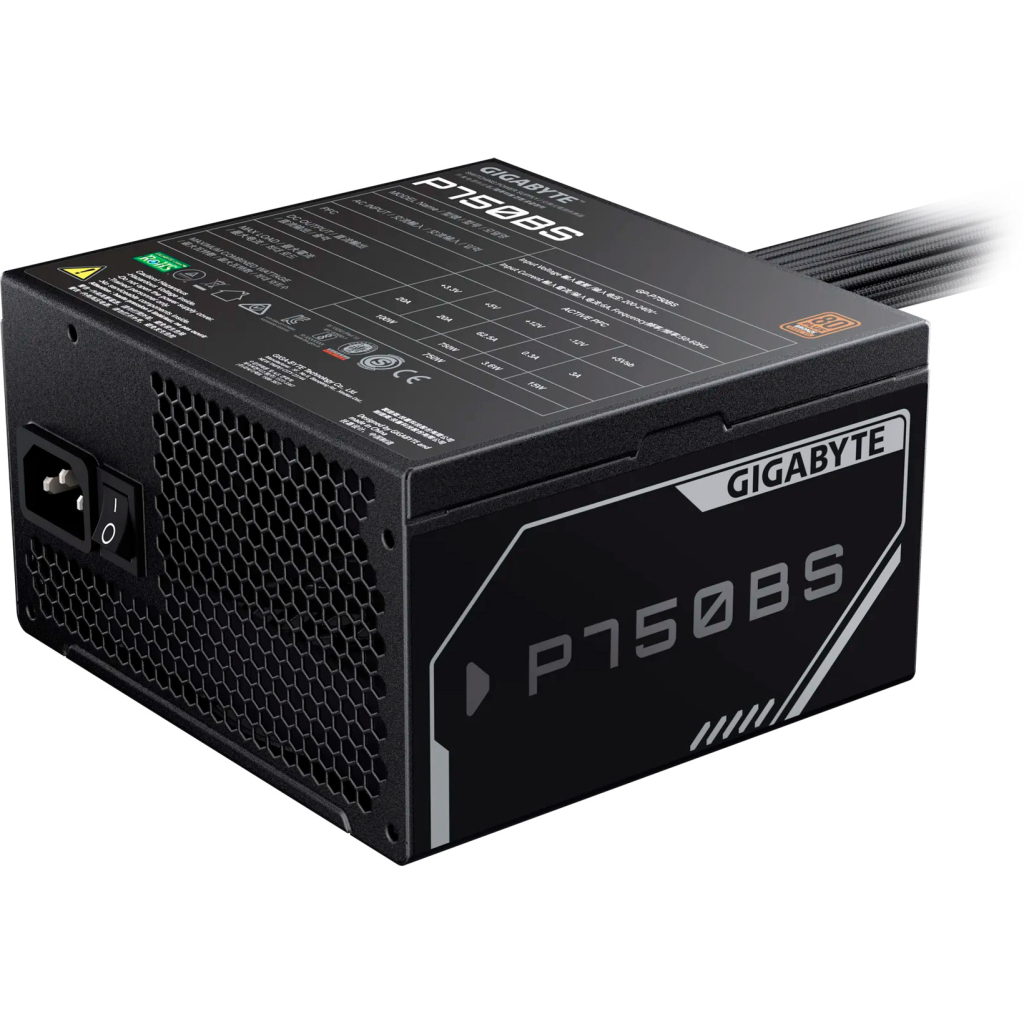 Блок живлення GIGABYTE 750W (GP-P750BS) - зображення 3