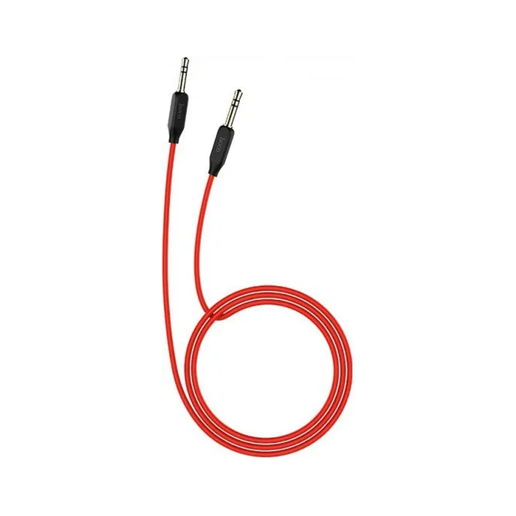 Кабель мультимедійний 3.5mm M to 3.5mm M 1.0m Black HOCO (6957531079293) - изображение 2