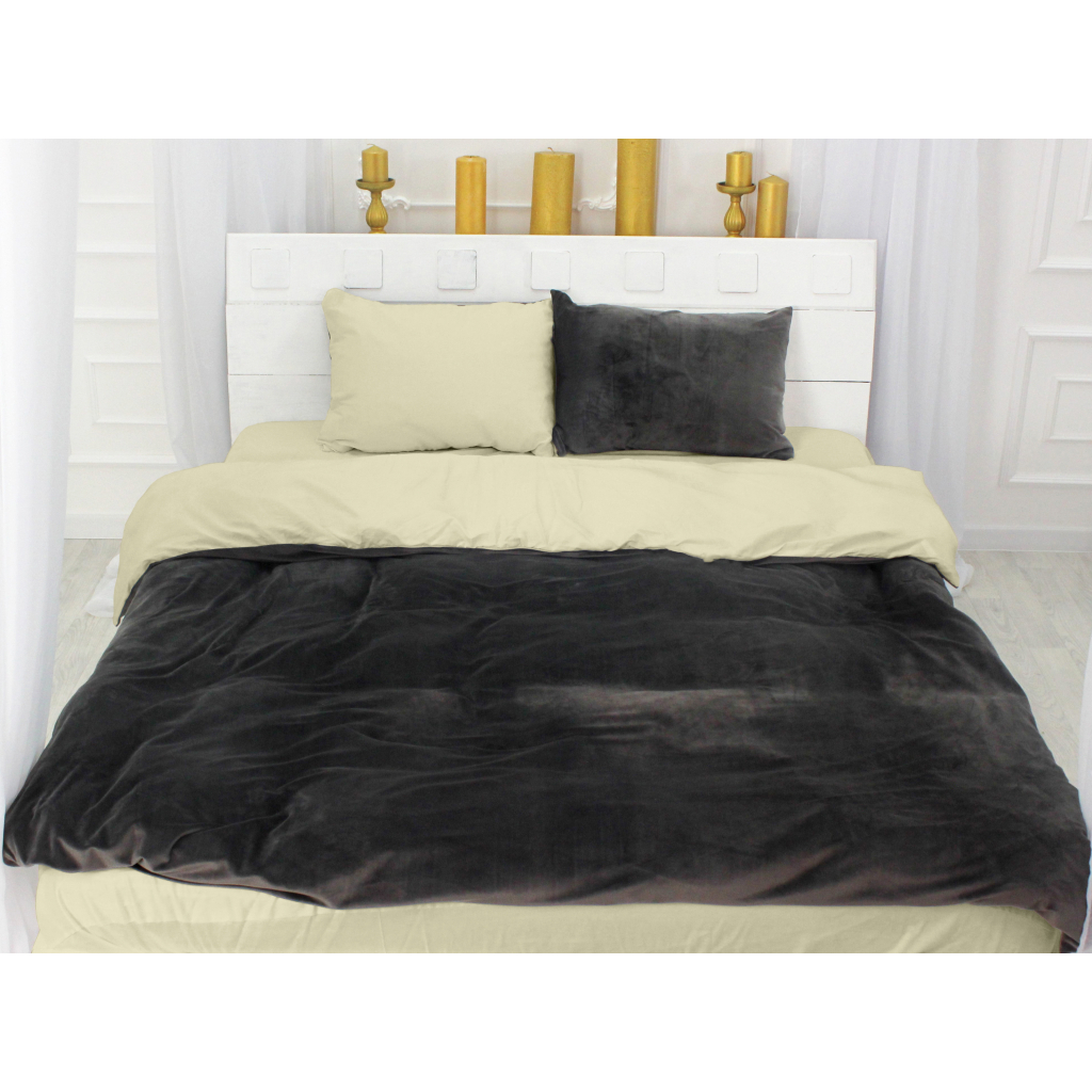 Постільна білизна MirSon Велюр Winter Terry 28-0036 Hyacinth King Size (2200004022840) - зображення 3