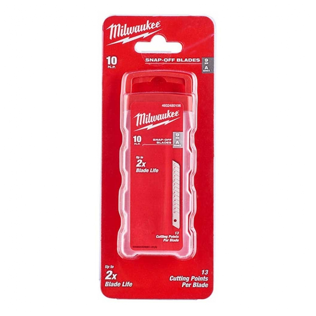 Лезо Milwaukee сегментоване 9 мм, 10 шт (4932480106) - изображение 2