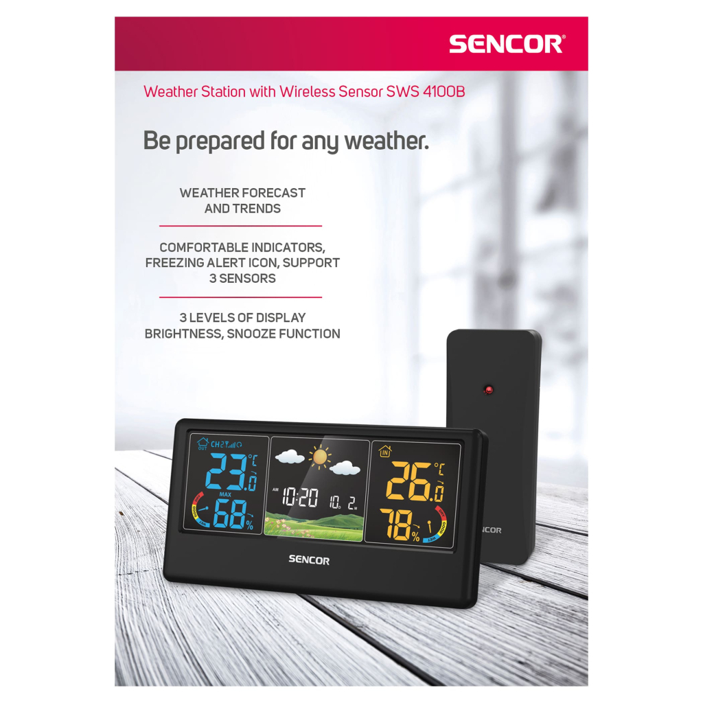 Метеостанція Sencor SWS4100B - зображення 9