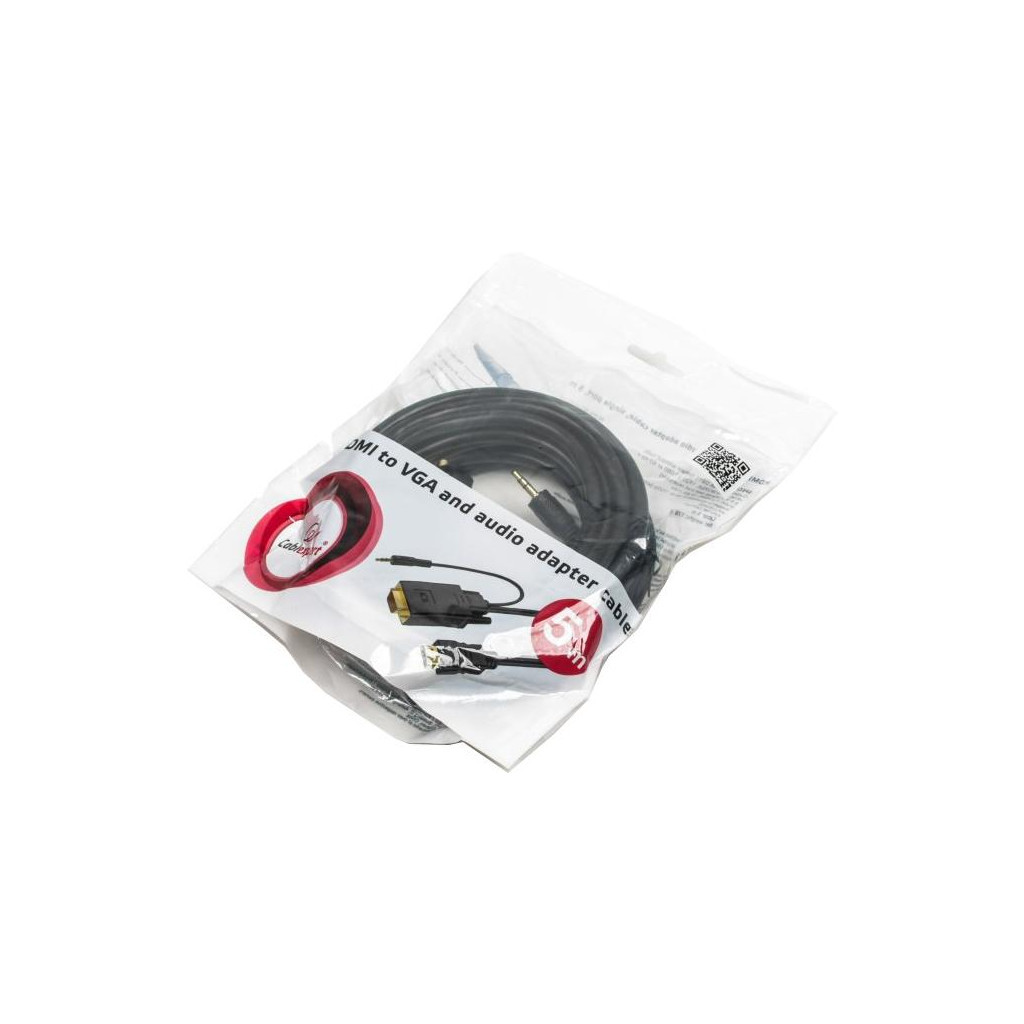 Перехідник HDMI to VGA 5.0m Cablexpert (A-HDMI-VGA-03-5M) - зображення 2