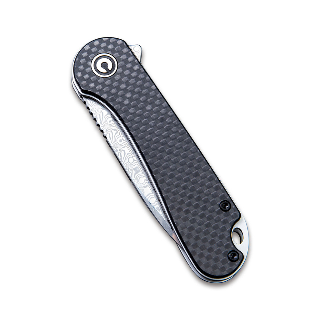 Ніж Civivi Elementum, Damascus, Carbon Fiber/G10 (C907DS) - зображення 8