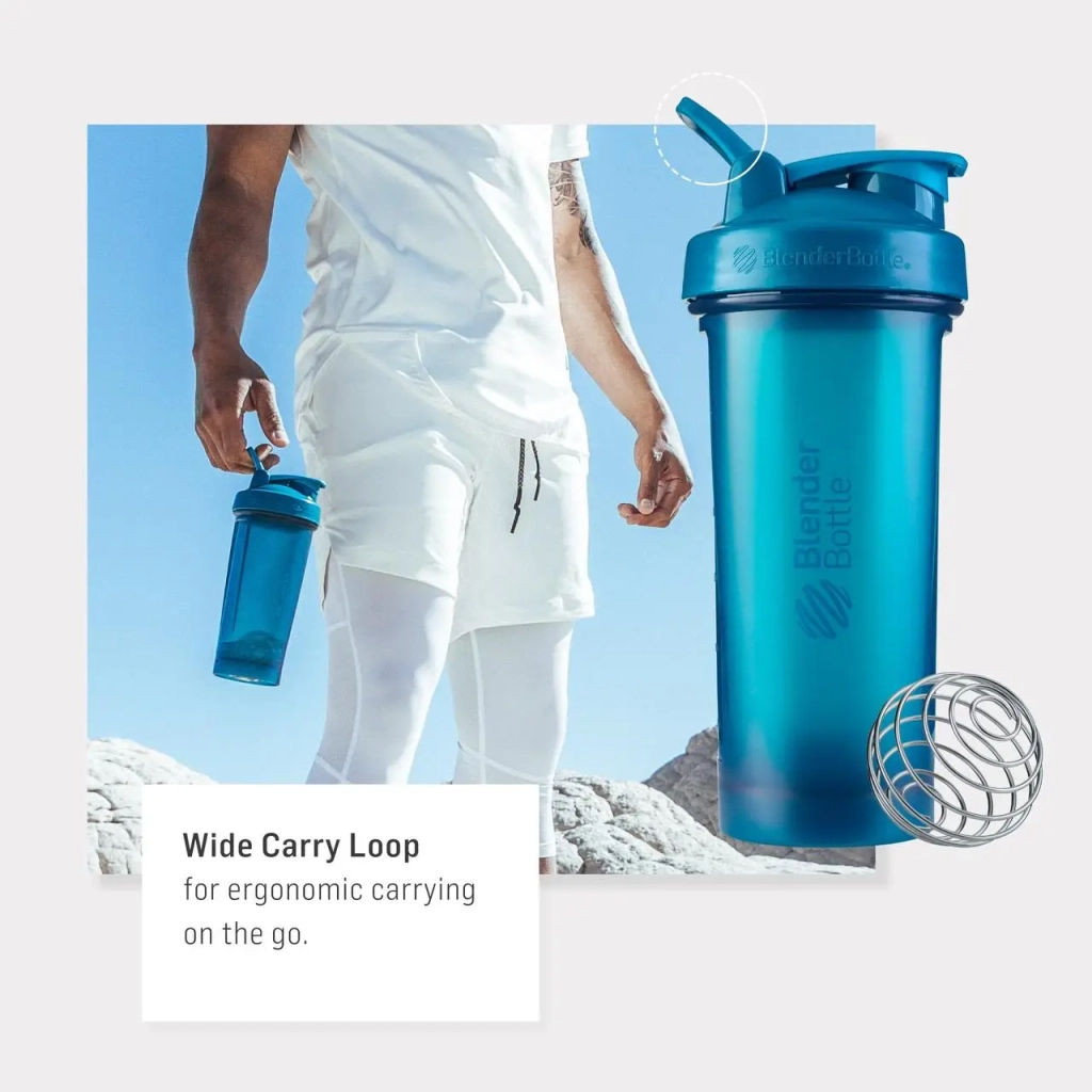 Шейкер спортивний BlenderBottle Pro45 1270ml Ocean Blue (Pro45_Ocean_Blue) - изображение 4