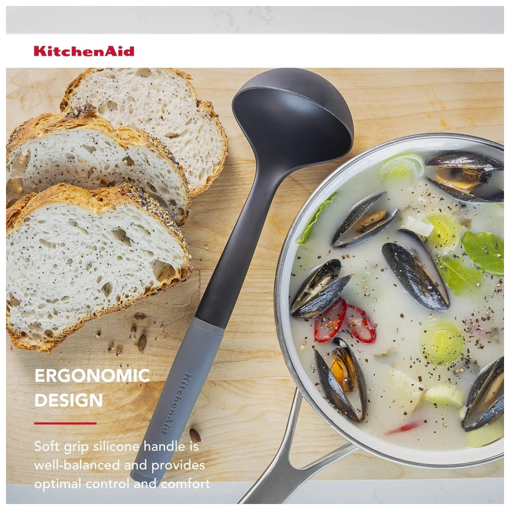 Ополоник KitchenAid Coreline, 31,5 см, сірий (KAS006OHCGG) - зображення 5