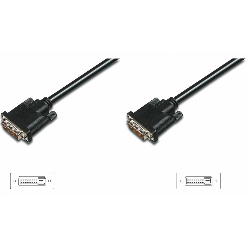 Кабель мультимедійний DVI to DVI 24+1pin, 3.0m Assmann (AK-320108-030-S) - зображення 1