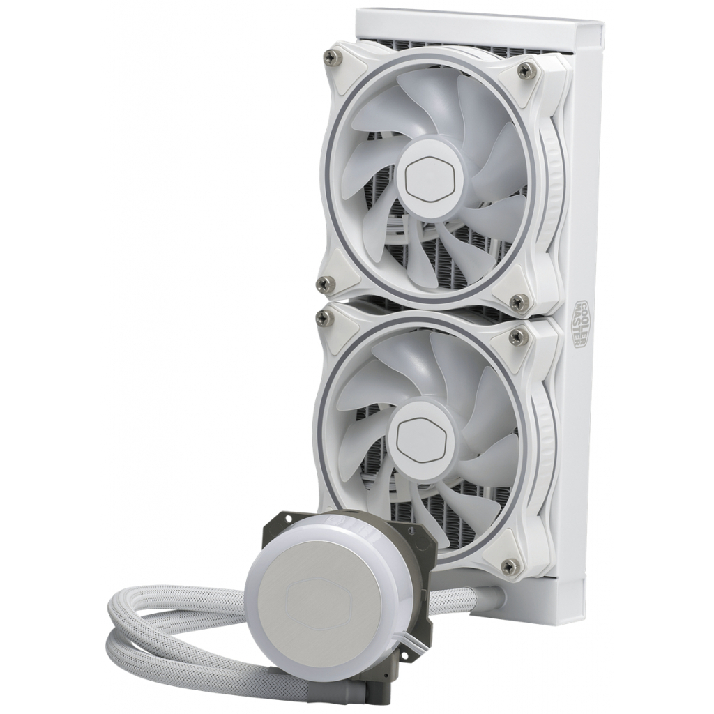 Система рідинного охолодження CoolerMaster MasterLiquid ML240 Illusion White Edition (MLX-D24M-A18PW-R1) - зображення 6