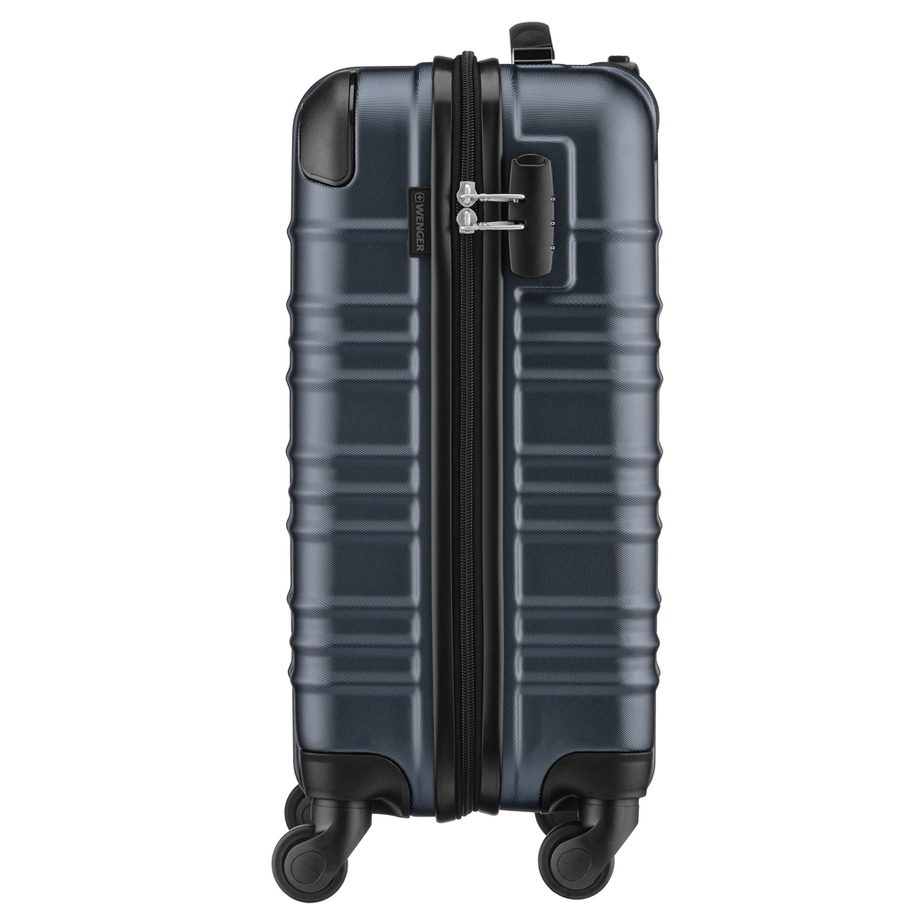 Валіза Wenger Amplar, мала, пластик, 4 колеса, синя (653144) - зображення 5